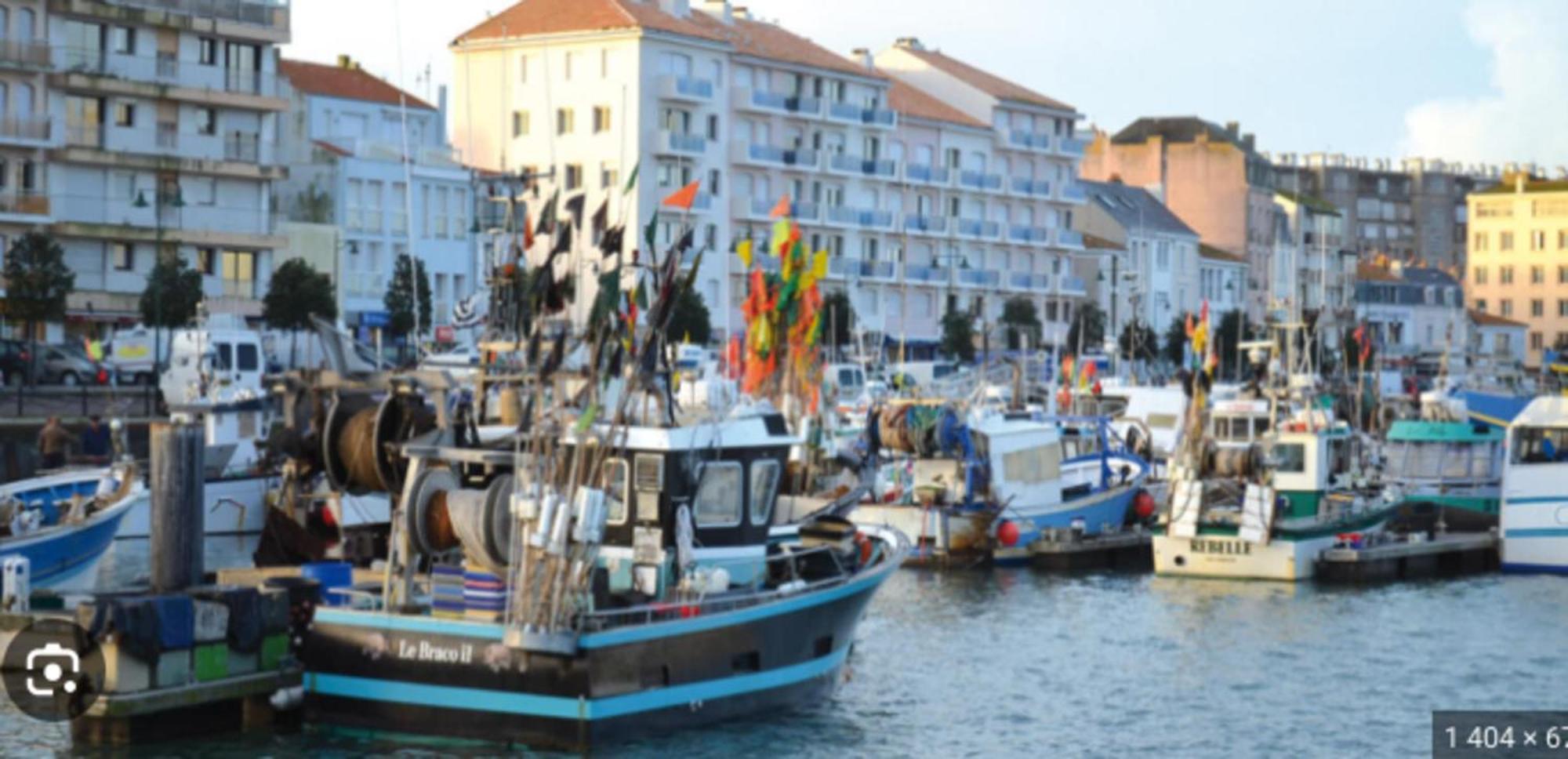 Pretty And Bright Studio With View On The Harbor Les Sables-dʼOlonne Eksteriør bilde